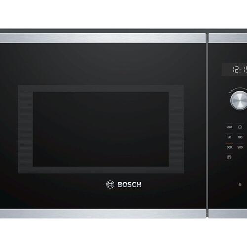 Mikrobølgeovn til indbygning Bosch Serie 6 BFL554MS0 – 25 l, 900 W, rustfrit stål