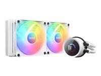 Vandkøler til PC NZXT Kraken 240 RGB, hvid, 120 mm