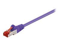 Netværkskabel CAT 6 S/FTP 0,25 m - Goobay (lilla) billede
