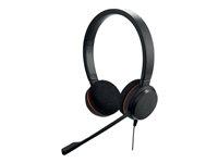 Headset med ledning Jabra Evolve 20 UC stereo – sort