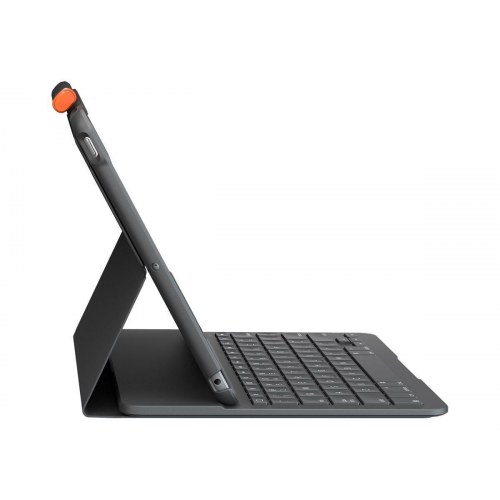 Tastatur til iPad – Logitech Slim Folio, trådløs, QWERTZ (tysk), grafit