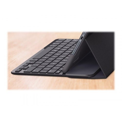 Tastatur til iPad – Logitech Slim Folio, trådløs, QWERTZ (tysk), grafit