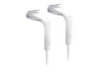 Netværkskabel Ubiquiti UniFi CAT 6 patchkabel 10 cm - hvid billede