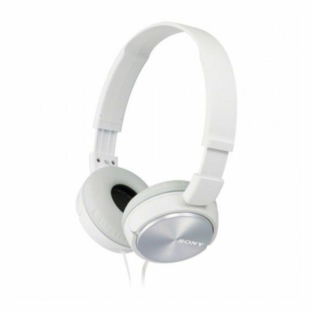 Høretelefoner med ledning Sony MDR-ZX310AP - hvid