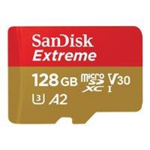 Hukommelseskort SanDisk Extreme microSDXC 128 GB 190 MB/s