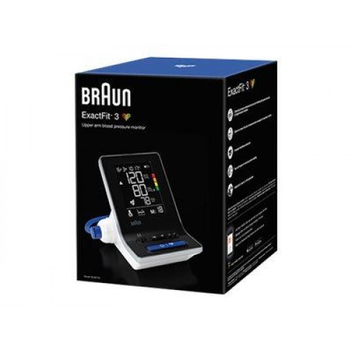 Blodtryksmåler Braun ExactFit 3 BUA6150WE – overarm, trådløs