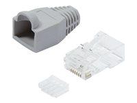 Netværksstik RJ-45 CAT 6 ukrudtsskærmet – LogiLink (pakke med 100) billede