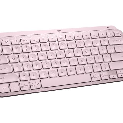 Tastatur Logitech MX Keys Mini trådløs – nordisk layout (rose)