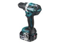 Boremaskine/skruemaskine 18 V Makita DDF484RTJ - 2 batterier, nøgleløs 13 mm billede