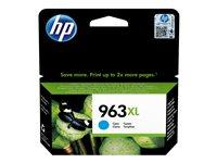 Blækpatron HP 963XL cyan - højtydende (22,77 ml) billede