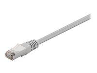 Netværkskabel CAT 5e 50 cm - Goobay F/UTP patchkabel, grå billede