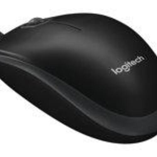 Kablet mus Logitech B100, optisk, sort