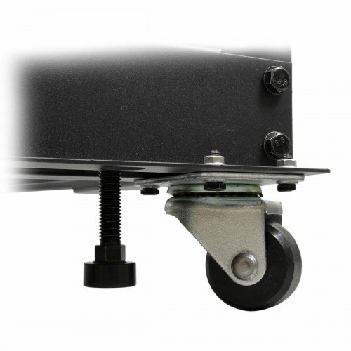 Serverrack 42U Startech 4POSTRACK42 - fritstående, stål, sort/grå