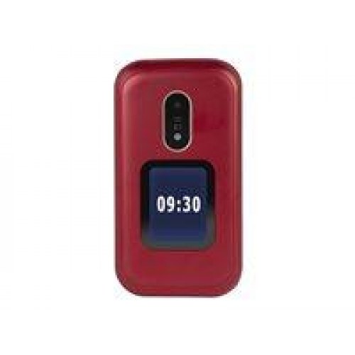 Doro 6060 klaptelefon 2,8" – rød