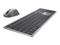 Trådløst tastatur og mus – Dell Premier KM7321W (Pan Nordic, titan grå)