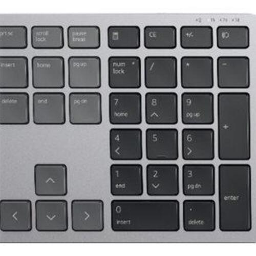 Trådløst tastatur og mus – Dell Premier KM7321W (Pan Nordic, titan grå)