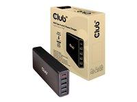 USB oplader 111 W – CLUB3D CAC-1903EU, 4x USB-A + 1x USB-C, EU