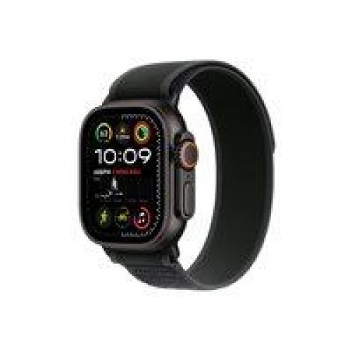 Smartwatch Apple Watch Ultra 2 49 mm – sort titanium med Trail Loop S/M