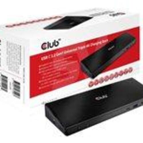 USB-C dockingstation – Club3D CSV-1562, sort