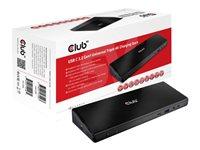 USB-C dockingstation – Club3D CSV-1562, sort