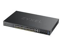 Netværksswitch Zyxel GS2220-28HP - 24x Gigabit PoE+ billede