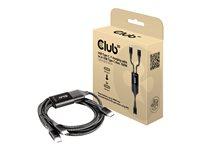 USB-C opladerkabel 1,83 m 100 W - Club 3D CAC-1527, sort billede