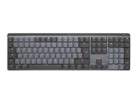 Trådløst mekanisk tastatur Logitech MX Mechanical – nordisk, Tactile Quiet, bagbelyst, grafit