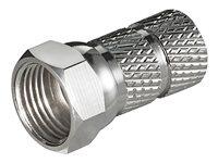 F-stik han koaksial konnektor – Goobay