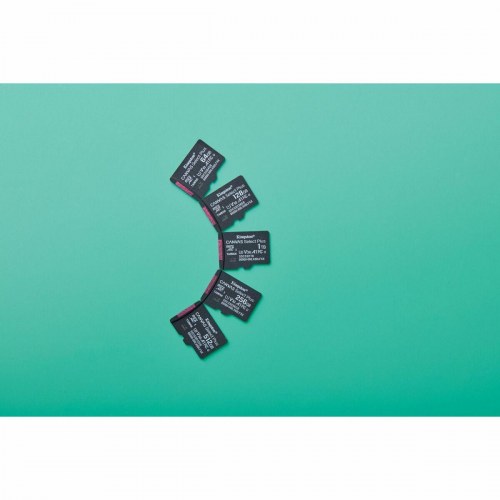 MicroSD-kort Kingston 64 GB med SD-adapter (UHS-I, Klasse 10)