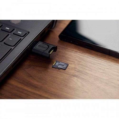 MicroSD-kort Kingston 64 GB med SD-adapter (UHS-I, Klasse 10)