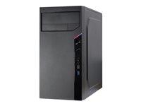 PC kabinet Inter-Tech IT-6505 Reto Micro ATX – sort minitower billede