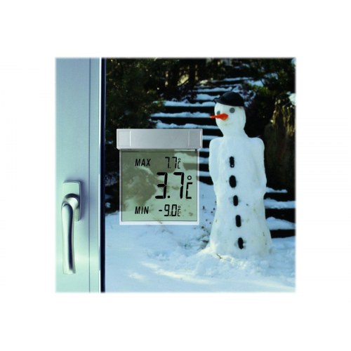 Digitalt udendørstermometer TFA Dostmann Vision – sølv