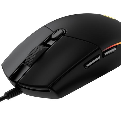 Gaming mus Logitech G203 LIGHTSYNC, optisk, kablet, sort
