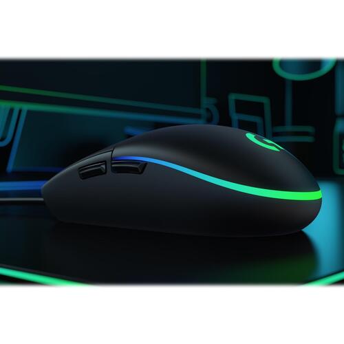 Gaming mus Logitech G203 LIGHTSYNC, optisk, kablet, sort