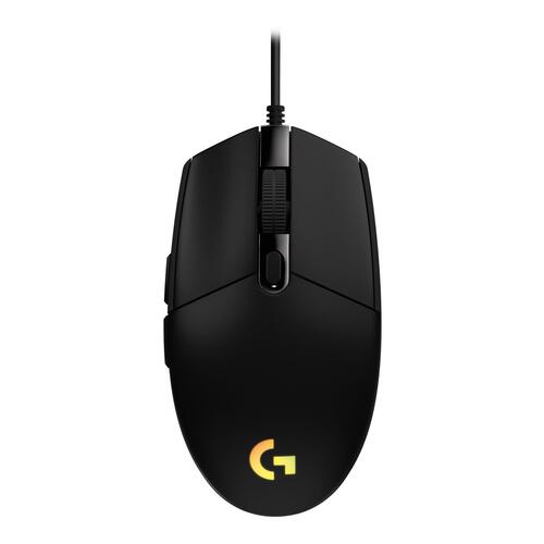 Gaming mus Logitech G203 LIGHTSYNC, optisk, kablet, sort