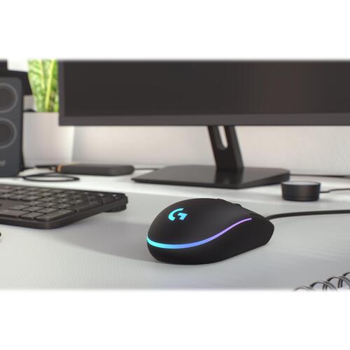Gaming mus Logitech G203 LIGHTSYNC, optisk, kablet, sort