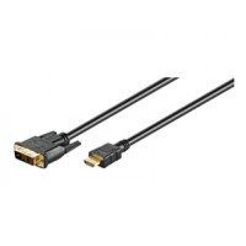 HDMI til DVI-D kabel 2 m – Goobay (sort)