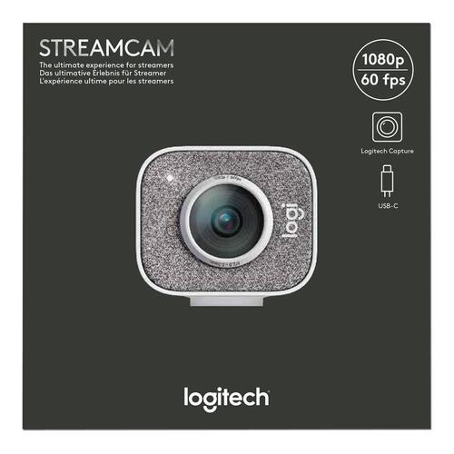 Webkamera til streaming Logitech StreamCam 1080p 60 fps – hvid