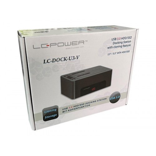 HDD dockingstation USB 3.1 Gen 2 – LC-Power LC-DOCK-U3-V