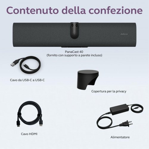 Webcam Jabra PanaCast 40 - GN Audio 8701-231