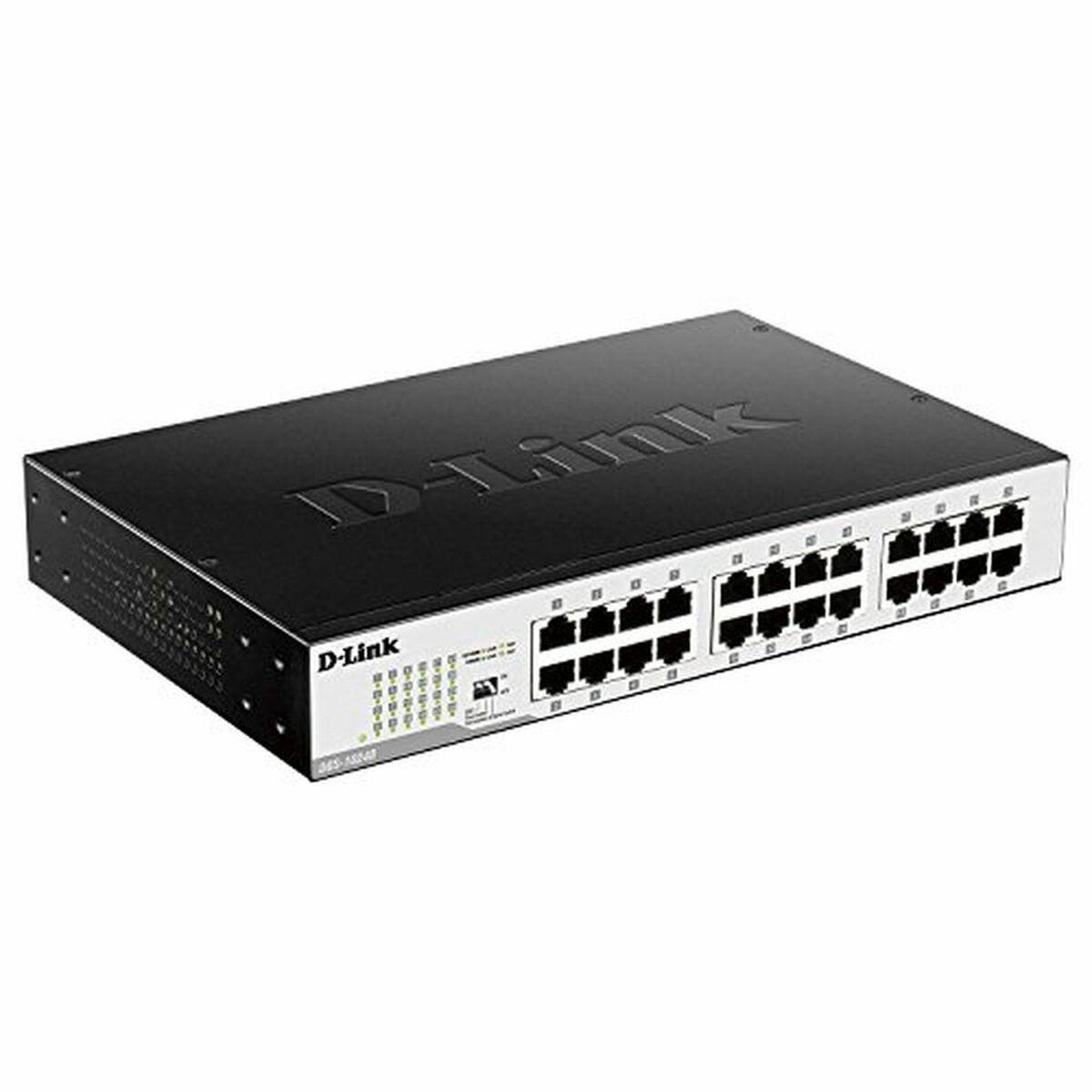D-Link DGS-1024D - 24‑ports Gigabit switch (ikke administreret)