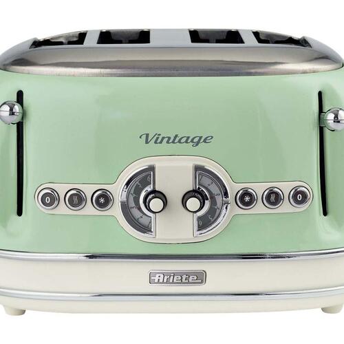 Brødrister 4-skiver Ariete Vintage 156 – grøn