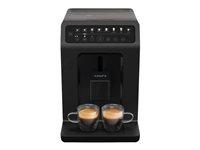 Espressomaskine Med Mælkeskummer Krups Evidence Ea897b10 Skifer