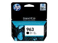 Blækpatron HP 963 sort - original - 1.000 sider billede