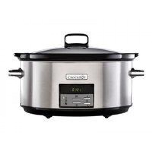 Slow cooker Crock-Pot 7,5 l - rustfrit stål, 320 W