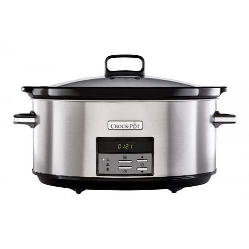 Slow cooker Crock-Pot 7,5 l - rustfrit stål, 320 W