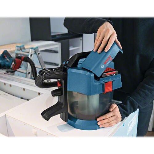 Støvsuger til gulv – Bosch Professional GAS 18V-10 L, beholder, uden pose