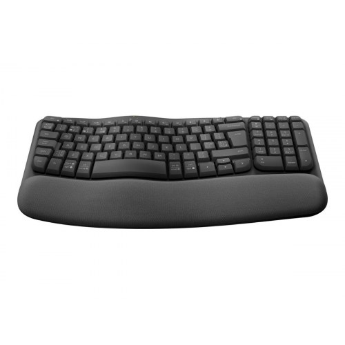 Ergonomisk tastatur Logitech Ergo Series Wave Keys for Business – trådløs, grafit