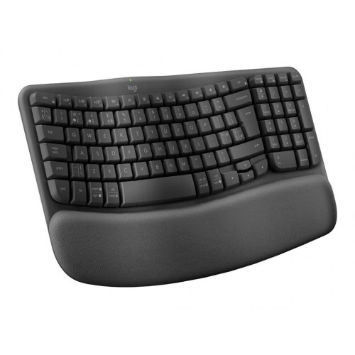 Ergonomisk tastatur Logitech Ergo Series Wave Keys for Business – trådløs, grafit