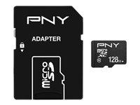 Hukommelseskort microSDXC 128 GB - PNY Performance Plus billede